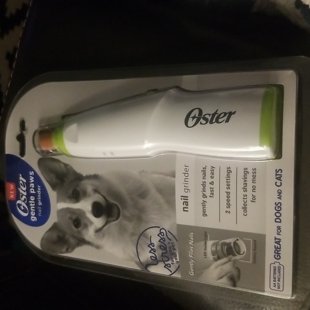 Oster Gentle paws nail grinder